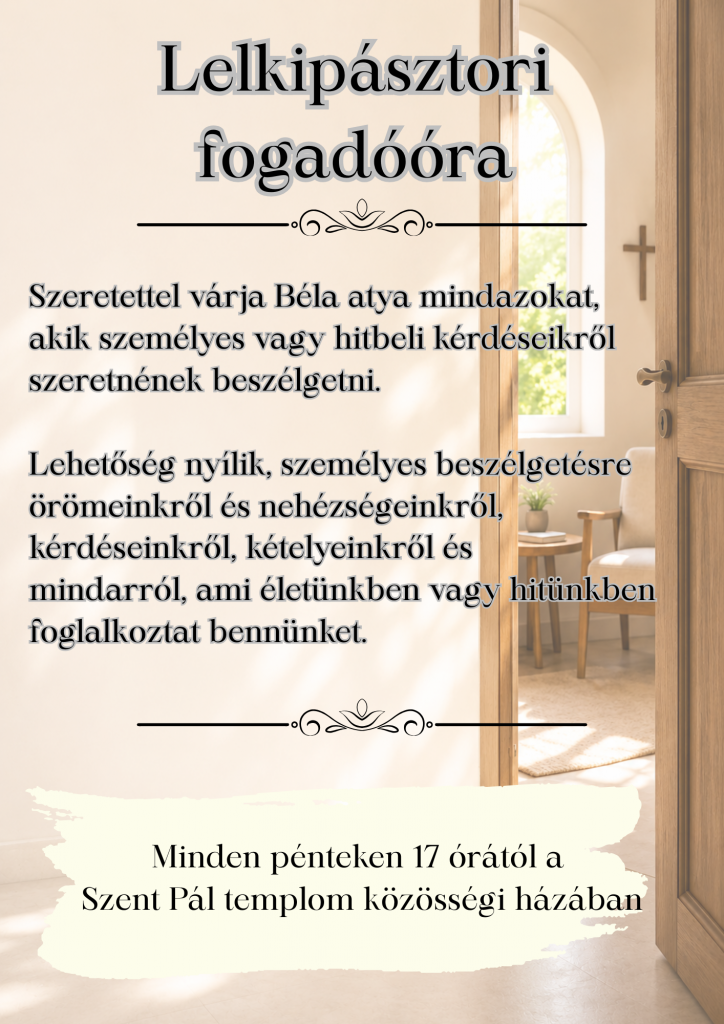 Lelkipásztori fogadóóra(1)